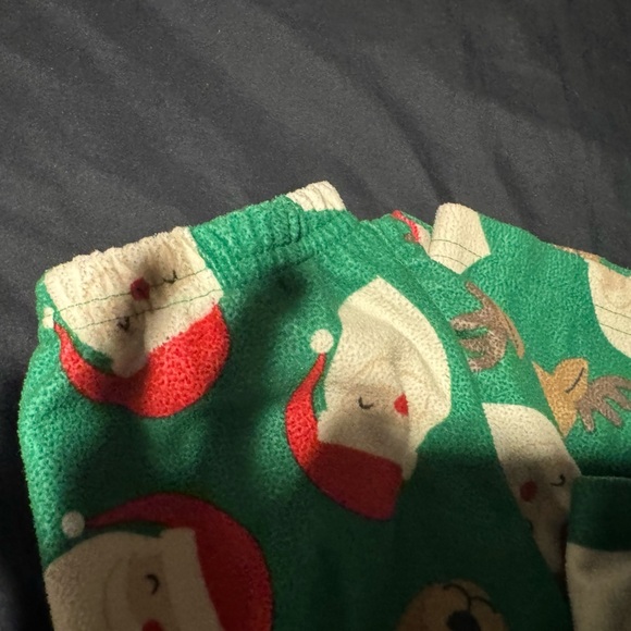 5T Christmas Santa Pajanas! With class c button down. Super cute and fun. - Picture 8 of 8
